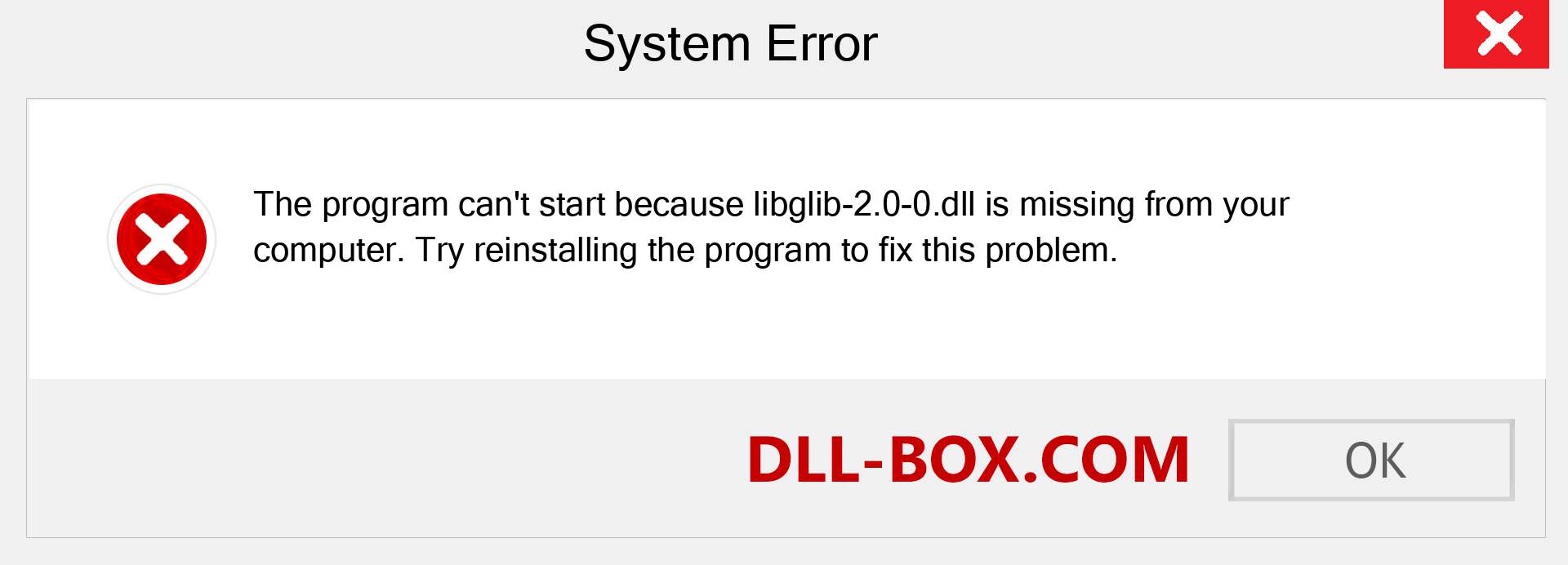  libglib-2.0-0.dll file is missing?. Download for Windows 7, 8, 10 - Fix  libglib-2.0-0 dll Missing Error on Windows, photos, images